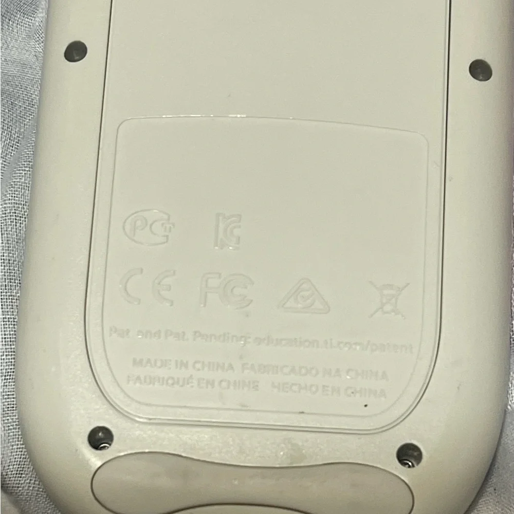 Texas Instruments Black and White Graphing Calculator with Charger